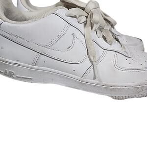 Nike Air Force 1 Low GS Triple White Shoes DH2920-111 Size 6.5y